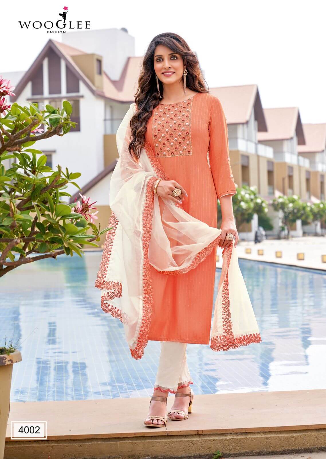 Wooglee Virangna Top Bottom Dupatta Set Wholesale Catalog, Purchase Full Catalog of Wooglee Virangna in Wholesale Rate Online